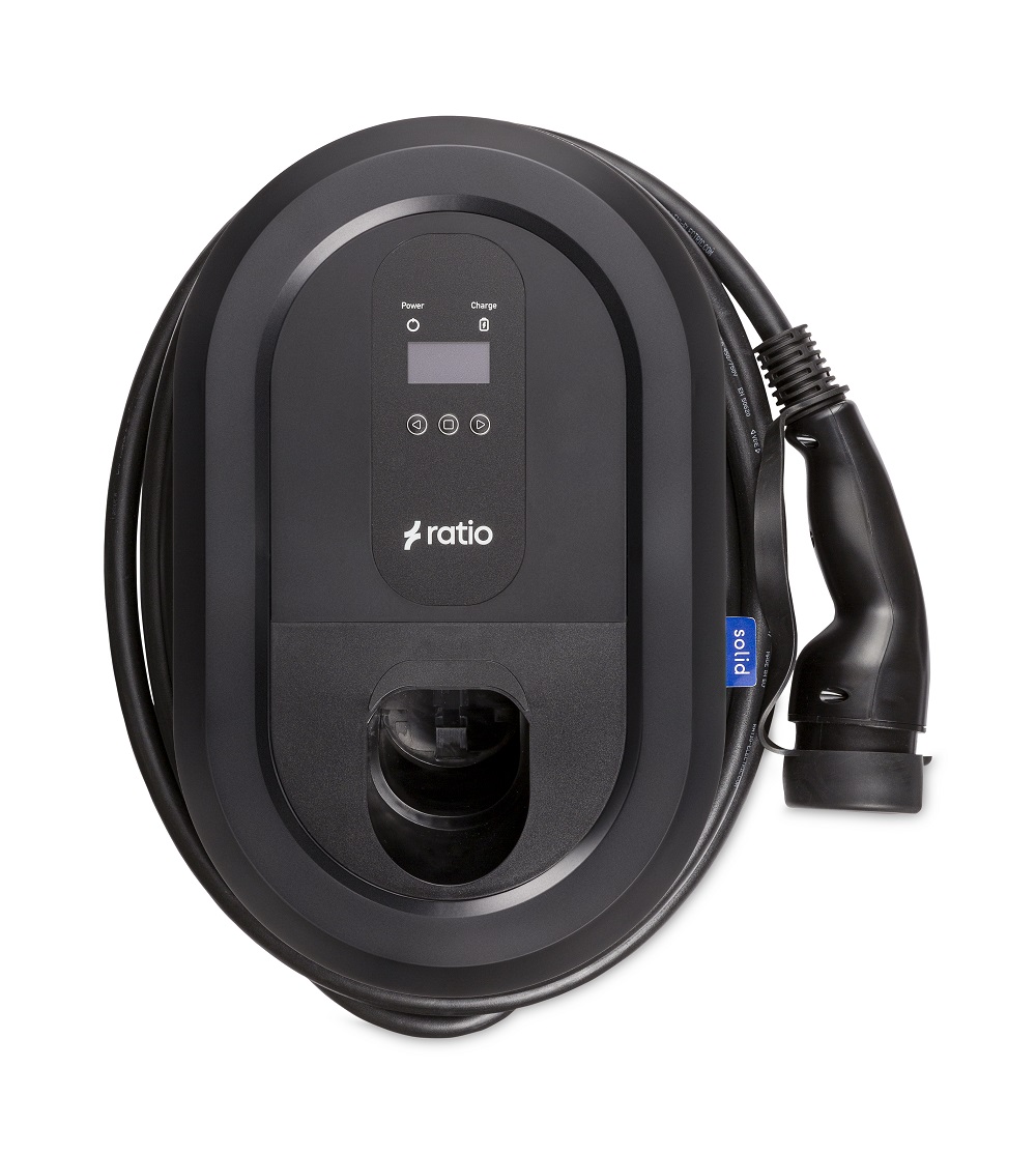 38811 EV Charger Ratio Solid Plug & Charge EV Charger with Load Balancing and Solar